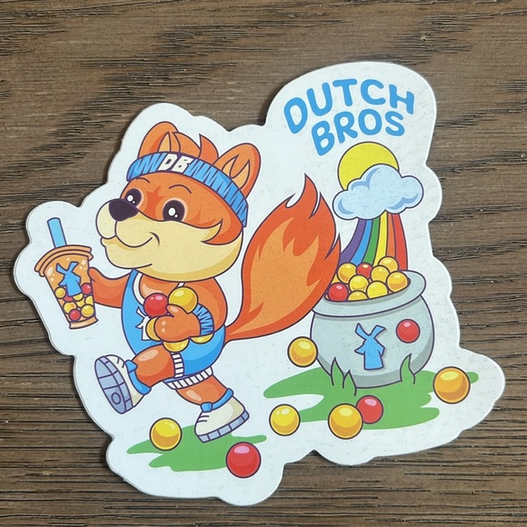 Colorful Dutch Bros Sticker Set with Fun Designs - Picture 5 of 7